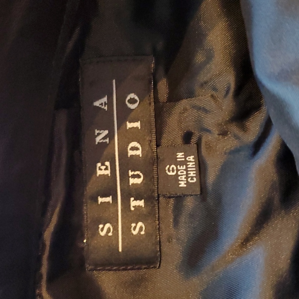 Vintage Sienna studio black leather skirt - Picture 2 of 4